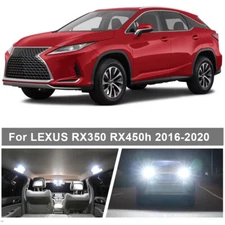 13x LED Light Interior Package + Reverse Bulbs For LEXUS RX350 RX450h 2016-2020