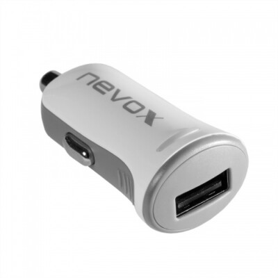 Nevox Single USB KFZ Ladeadapter - Output 5V / 2.4A (CC-1495) NEU & OVP