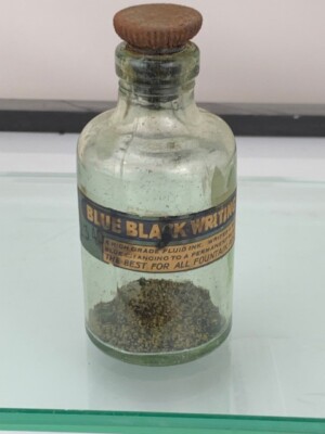 Blue Black Writing Ink Cork Stopper  (e939)