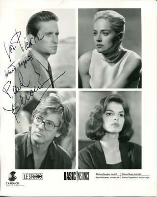 Paul Verhoeven RoboCop Basic Instinct Total Recall Rare Signed Autograph Photo