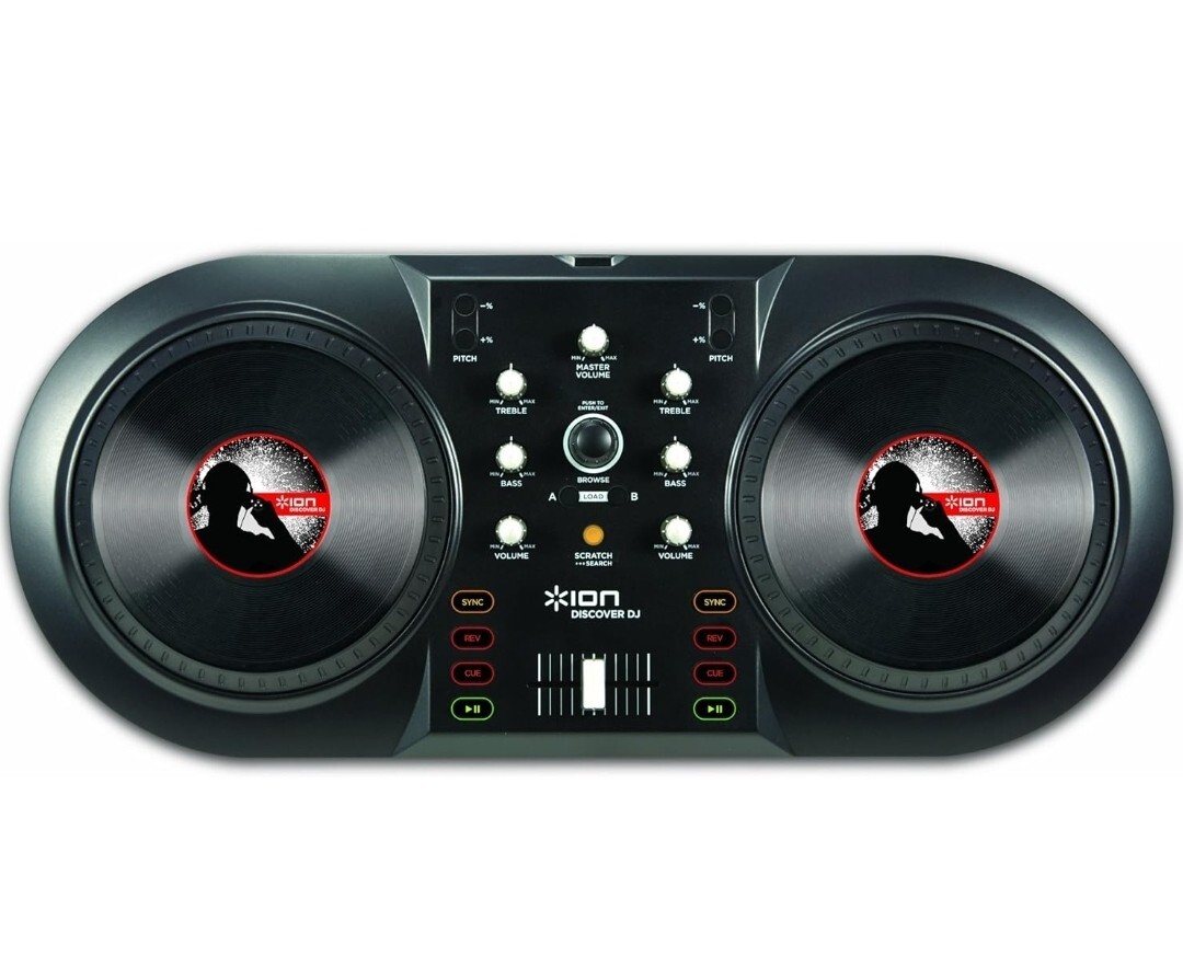ION Discover DJ PC DJコントローラー DJミキサー 中古 Ion Audio Discover DJ System For Computer W/ MixVibes Music