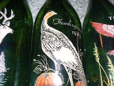 Emile's wine Turkey on Thanksgiving 1983, wine bottle RARE
