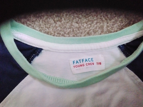 Fatface Girl's Bear Sequined Top - Age 7-8 Years - Picture 3 of 6