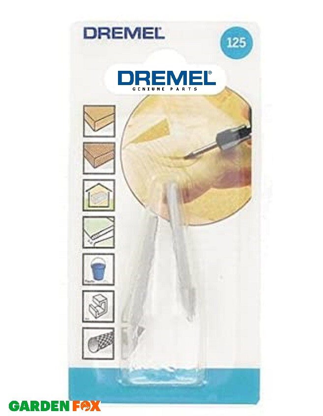 Dremel 125 Carving Bit 6.4mm High Speed Cutter Multi Tool Accessory Pack of 2 - Image 6