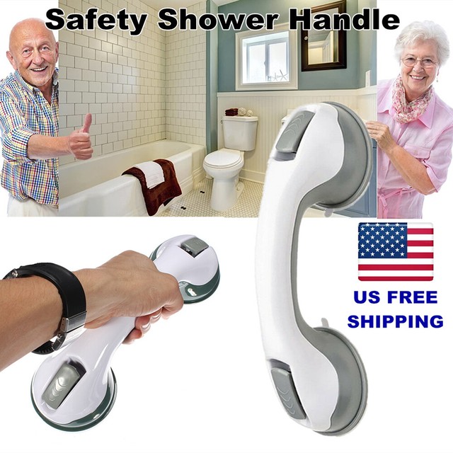 Bath Safety Suction Grip Support Handle Bathroom Tub Shower Toilet Hand