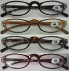 Womens Reading Glasses Diamante Small Cat Eye Style Designed  L196