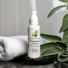 Natural Progesterone Lotion 4 oz. Bottle | No GMO | No Soy | Made in USA