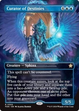 Borderless CURATOR OF DESTINIES mtg NM-M Foundations 1 Rare