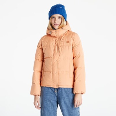 Levi's Quinn Stoff kurze Daunen isolierte wattierte gefütterte Jacke - Pfirsich UK Größe XS