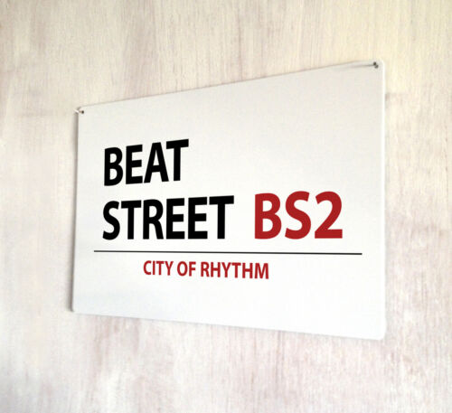 Beat Street London Street sign A4 metal plaque  - Afbeelding 1 van 1