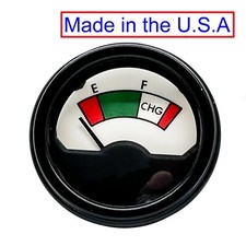 48V Golf Cart Analog Battery Meter 52mm Gauge State of Charge Indicator USA Made