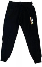 Womens Ultra Soft  Joggers Cozy Lounge Pants Black Medium