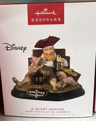 2022 Hallmark Ornament A SHORT SNOOZE Disney Pirates of the Caribbean NIB