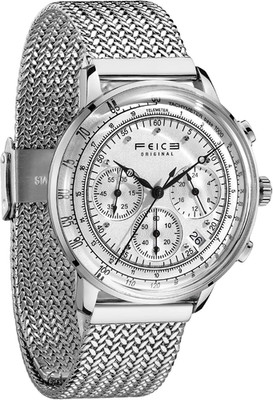 Stylish Men's Bauhaus Chronograph Watch - Waterproof Stainless Steel, Quartz