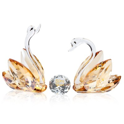 #ad #ad 50th Wedding Anniversary Swan Gifts for Parents 50 Years for Couple Crystal... $69.00