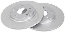 2x A.B.S. Coated Disque de frein Arrière pour VW Routan Van 328mm 18419