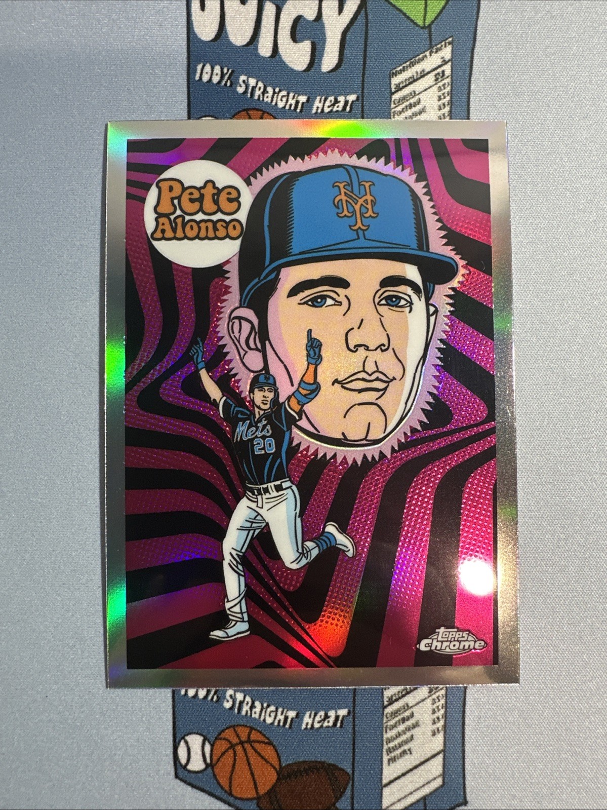 Pete Alonso 2023 Topps Chrome Ultraviolet All-Stars #UV-8 Mets