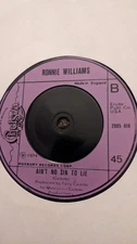 RONNIE WILLIAMS AIN'T NO SIN TO LIE /DREAMIN UK 7"