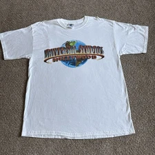Vintage Universal Studios Hollywood T Shirt Mens White Size XL
