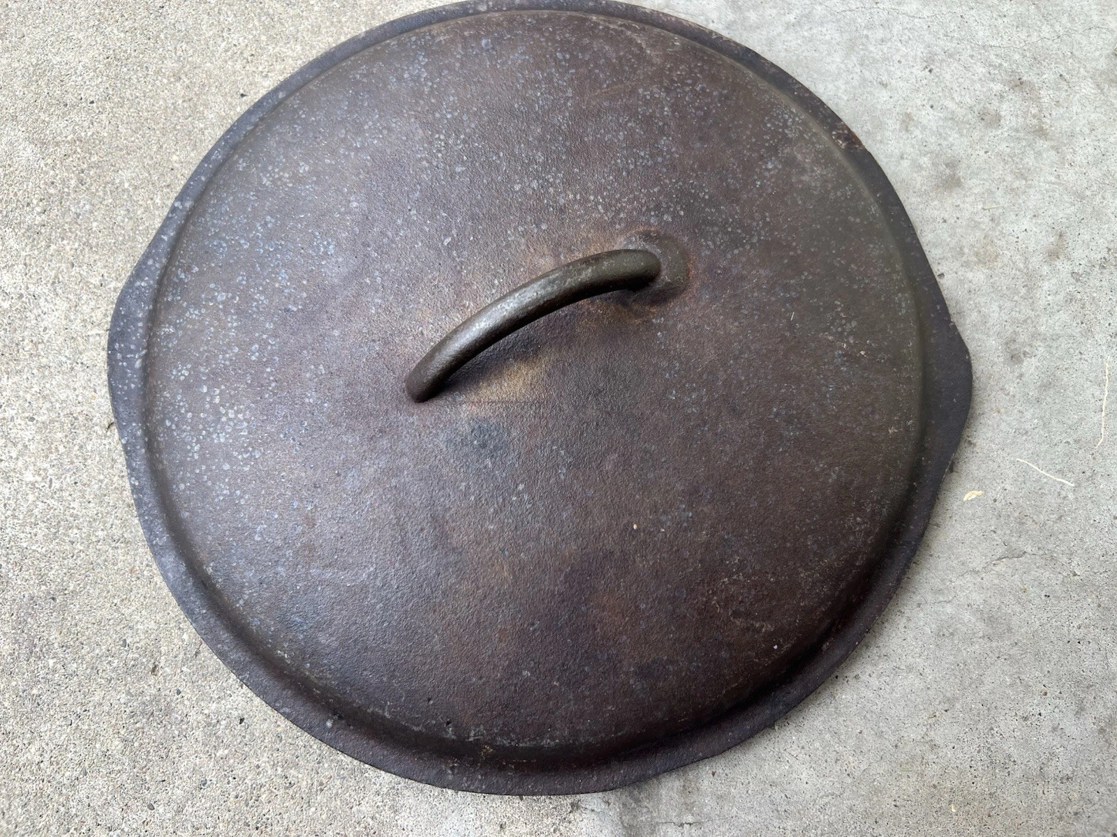 Vintage Cast iron Skillet Pan LID ONLY No. 8 size 10-5/8 inch