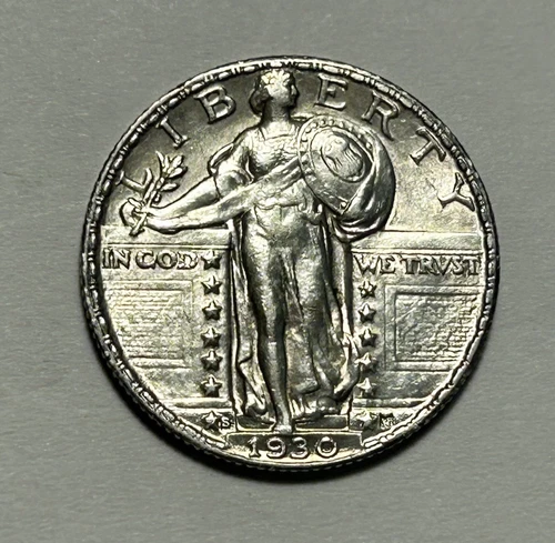 1930 S STANDING LIBERTY QUARTER  AU