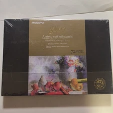 MUNGYO Gallery Professional 72-Color Soft Oil Pastel Set MOPV-72