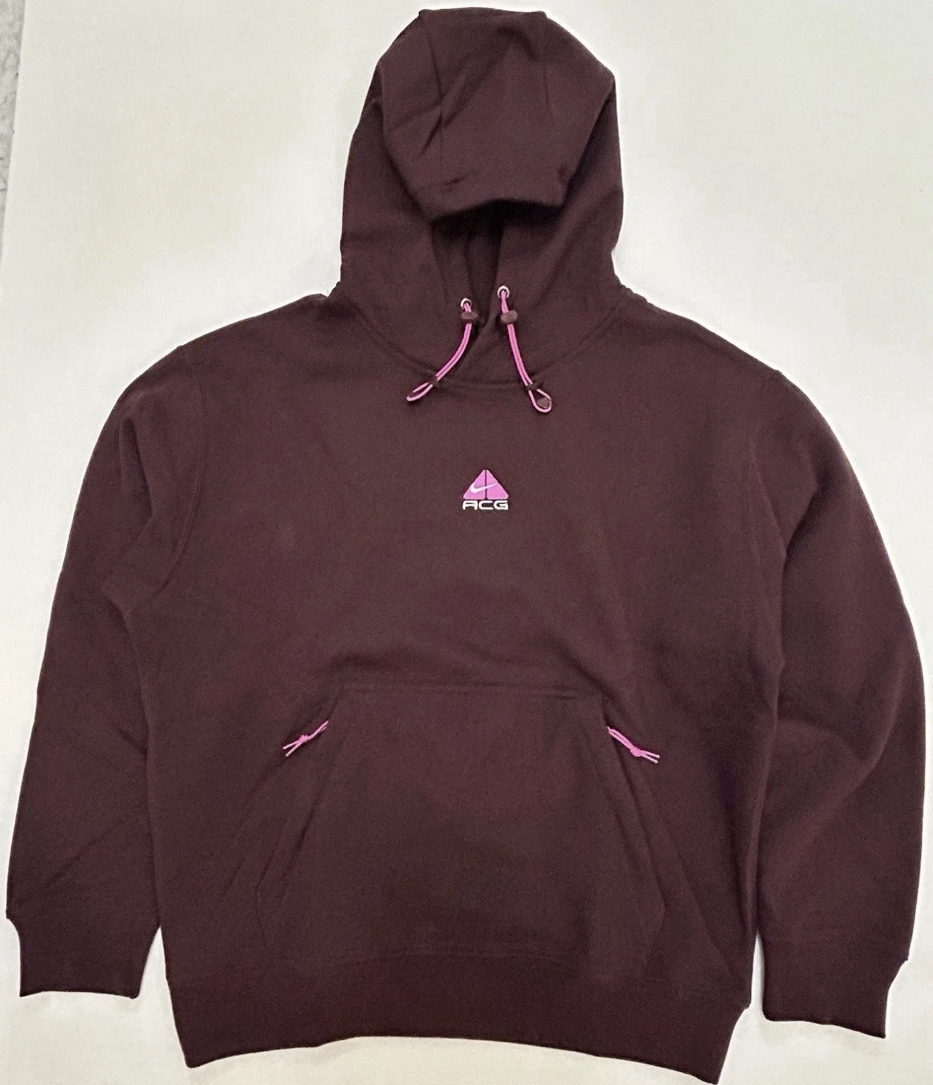 NWT Nike ACG ThermaFit Burgundy Crush Pullover Hoodie DH3087-652 Sz Medium