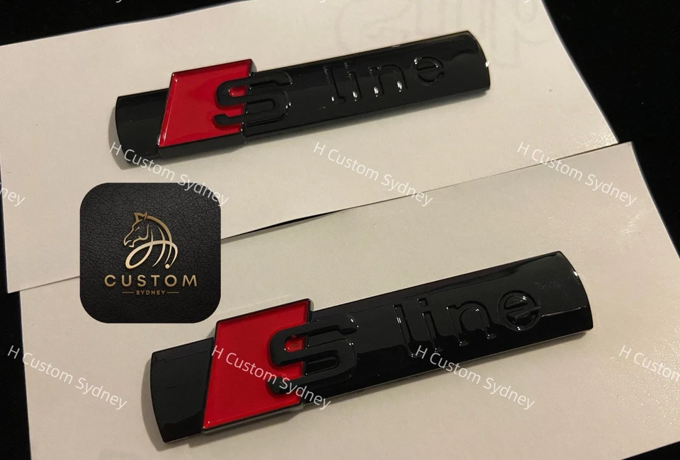 Gloss Black Q3 Badges Package For Audi Q3 40TFSI SUV Sportback Exclusive Pack - image 3 of 4