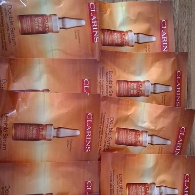 Clarins Double Serum Sample Packets Formulation. 