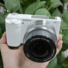 95 New Sony ZV-E10 ZVE10 24.2MP Mirrorless Camera with 16-50mm Lens White