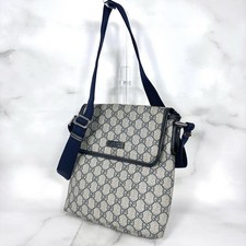 Borsa a tracolla Gucci GG Supreme Navy PVC autentica