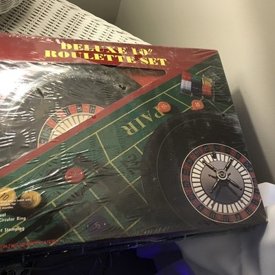 Roulette Hanson  The Gambler  10 Ft Felt Layout Factory Sealed Vintage Vegas