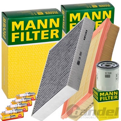 MANN FILTER INSPEKTIONSPAKET passend für FORD  FOCUS C-MAX DM2 1.6+Ti 100+115 PS