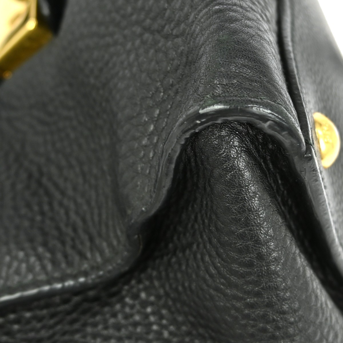 BUYIT Prada Black Leather 2way Handbag 180/BT0962 NQ03966 thumbnail 3