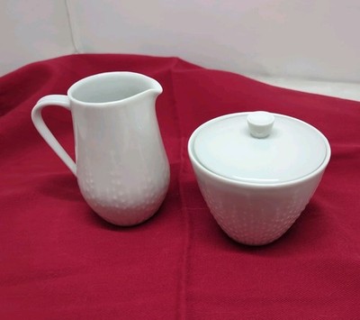 Exzellenz by Hutschenreuther Creamer & Lidded Sugar Set Made in Germany RARE 