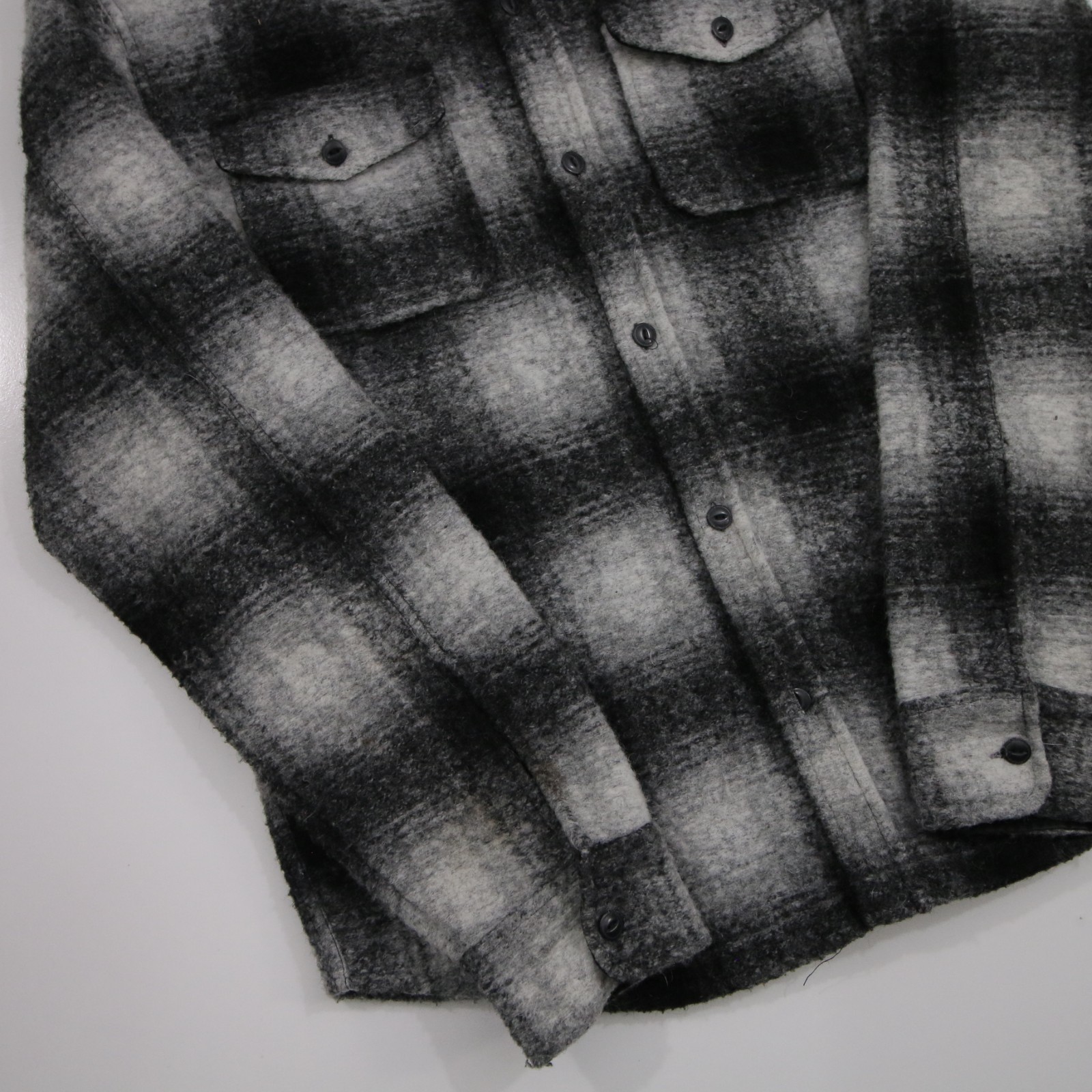 GAP Shacket Jacket Wool Blend Button Up Mens Medi… - image 3