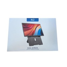 16" Portable Monitor Dual Screen Laptop Extender USB-C HDMI IPS