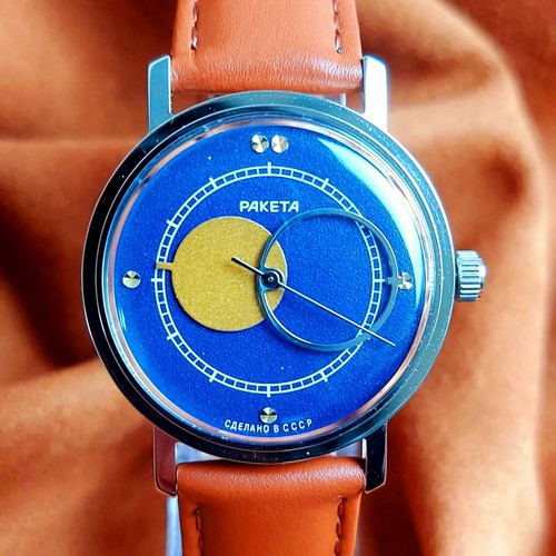 Raketa Copernic Vintage Men`s Watch Copernicus Kopernik Soviet Wristwatch USSR
