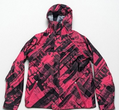 vintage Y2K ski jacket OAKLEY snowboard L parka coat HOODED bubblegum pink