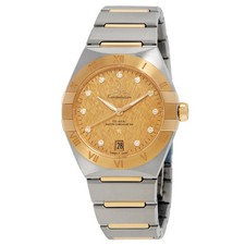Omega Constellation Automatic Diamond Champagne Dial Ladies Watch