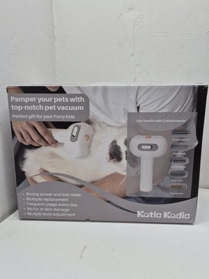 Katio Kadio Dog & Cat Hair Grooming Vacuum 8 in 1 Pet Kit Vacuum Trimmer
