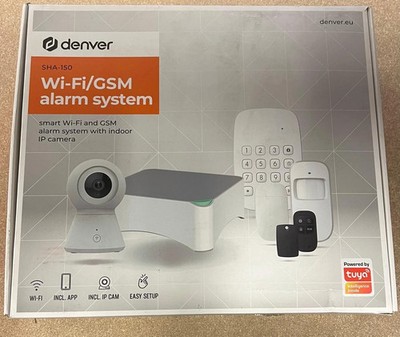 Denver SHA-150 Wi-Fi/GSM home alarm system with IP camera and app control