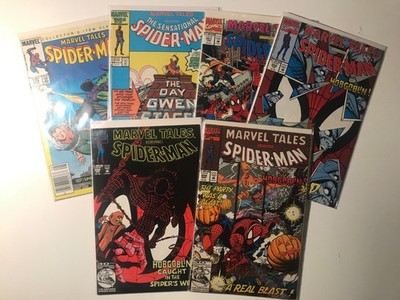 Marvel Tales 178 192 257 258 259 260 lot  DEATH OF GWEN STACY (Marvel 1985)