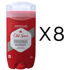 8x Old Spice High Endurance Deodorant for Men 85g Aluminum Free Original Scent
