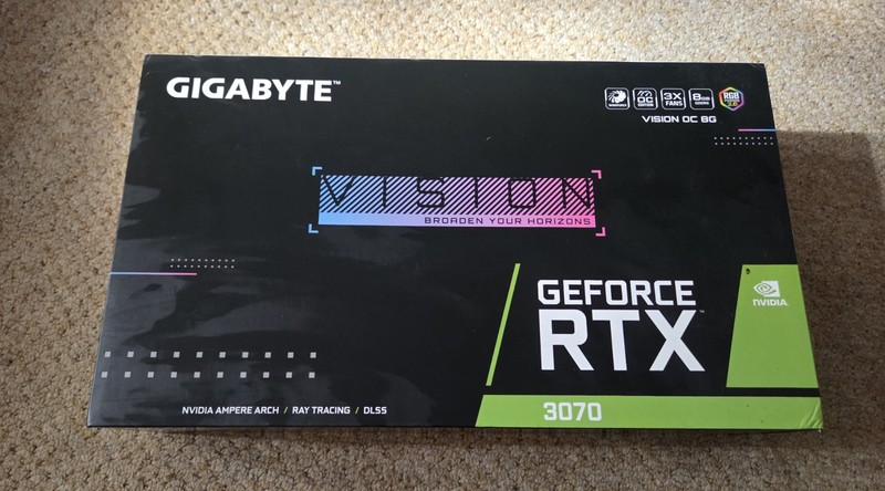 Gigabyte NVIDIA GeForce RTX 3070 Vision OC 8GB GDDR6 Gaming Graphics Card