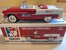 Sentry Hardware 1955 Chevy Convertible 1/25 scale Die Cast Locking Coin Bank