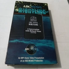 ABC News Nightline A Conversation With Richard Nixon VHS MPI Home Video 