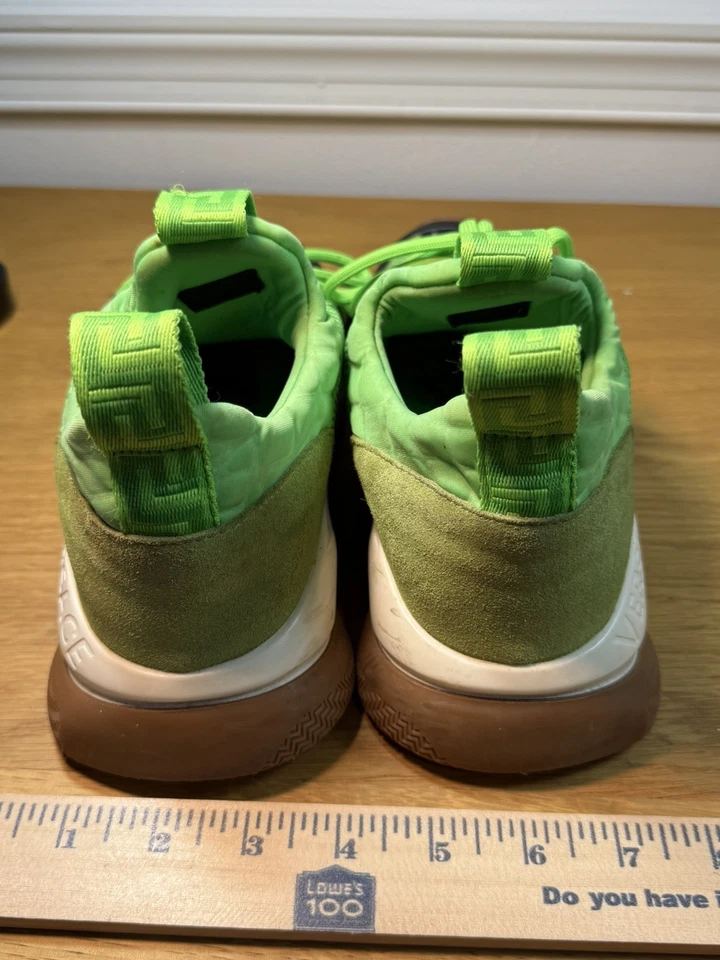 Tênis Versace Chain Reaction verde/preto Cross Runner - Imagem 4 de 4