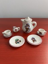 Vintage Sarah Kay Porzellan Puppen-Service 1980er Sehr Guter Zustand