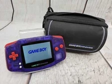 GameBoy Advance w/ backlit LCD, case, good condition